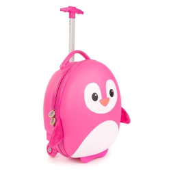 BOPPI Tiny Trekker Kids Luggage - Lightweight Travel Suitcase Carry On Cabin Bag With Wheels And Stopper for Toddlers