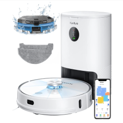 HONITURE Refurbished (Excellent) 3500Pa Robot Vacuum And Mop (Q6 Pro), Self Emptying With Led Indicator, Lidar Navigation, Editable Multi Mapping