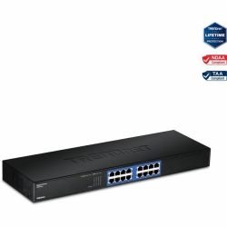 TRENDNET Teg-S16G 16-Port Gigabit Greennet Switch(Rack Mount) (Teg-S16G)