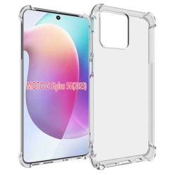 CSMART 【】 Thin Tpu Silicone Jelly Bumper Soft Case Back Cover for Motorola Moto G Stylus 5G (2023), Clear