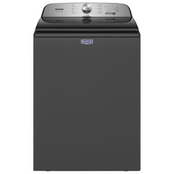 Open Box - Maytag Pet Pro 5.4 Cu. Ft. Top Load Washer (MVW6500MBK) - Black Shadow - Perfect Condition