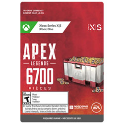 Apex Legends : 6700 Pièces (Xbox Series X|S/xbox One) - Téléchargement Numérique
