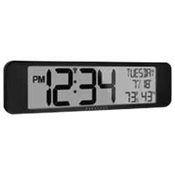 Horloge de tableau de bord pour voiture, horloge de voiture, toute horloge  électronique à quartz avec autocollant, horloge analogique avec minuterie