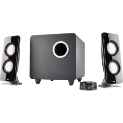 CYBER ACOUSTICS Ca-3610 Ca-3610 Curve.immersion 62W Peak Power Speaker System With Control Pod (Ca-3610)