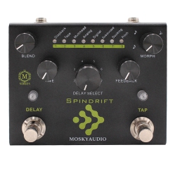 MOSKY Spindrift Digital Delay With Tap Guitar Effect Pedal 8 Mode Metal Shell