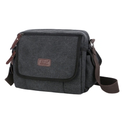 NAVOR Vintage Messenger Canvas Bag for Men And Women – Crossbody, Shoulder Bag With Adjustable Strap And Multiple Pockets