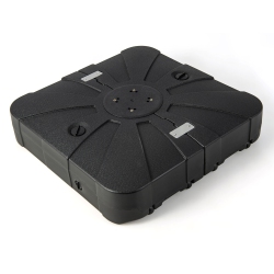 GYMAX Patio 200Lbs Fillable Cantilever Umbrella Base Heavy-Duty Water-Filled Outdoor