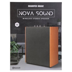 SHARPER IMAGE Sbt3035Gy Nova Sound Wireless Bluetooth Stereo Speaker