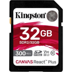 KINGSTON Sdr2 Canvas React Plus 32GB Sdhc Card (Sdr2/32GB)