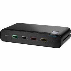 BELKIN Universal 2Nd Gen Secure Kvm Switch, 4-Port Dual Head W/ Cac F1Dn204Kvmun4