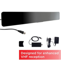 GE ULTRAPRO Ultrapro Elite 52185 Indoor Bar HD Amplified Antenna
