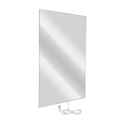 WARMLYYOURS Ember Mirror Infrared Radiant Heat Panel, Plug-In Or Hardwired, 600W, 35" X 24