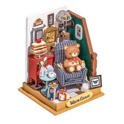 MIND GAMES 3D Wooden Puzzle Holiday Living Room Model Kit for Adults Wooden Craft Puzzle for Teens for Kids