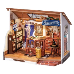 MIND GAMES 3D Wooden Puzzle Kiki's Magic Emporium Model Kit for Adults Wooden Craft Puzzle for Teens for Kids