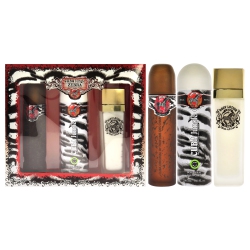 CUBA Jungle Zebra By for Women - 3 PC Gift Set 3.3OZ Edp Spray, 6.7OZ Deodorant Body Spray, 4.3OZ Body Lotion