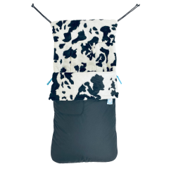 BUGGYSNUGGLE Stroller Footmuff Waterproof Explorer: Moo In Multicolor