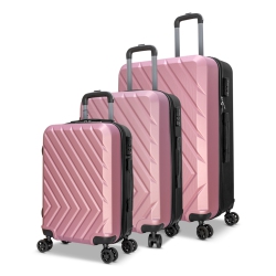 NICCI 3 Piece Luggage Set Highlander Collection