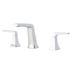 ANCONA Linea Widespread Chrome Bathroom Faucet