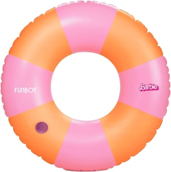 FUNBOY & Barbie Official Pool Float - Pink/yellow