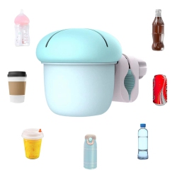 HLD Universal Cup Holder, Mega Strength Adjustable Clamp for Cup Holder for Baby Stroller, Bike, Motorcycle, Wheelchair, Walker, 360 Degrees Rotation Drink