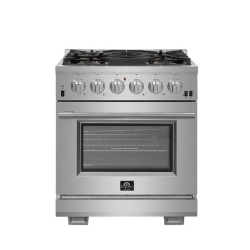 FORNO Capriasca 30-Inch Freestanding Gas Range