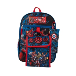 BIOWORLD Marvel Universe Characters 5 Piece Kids 16" Backpack Set