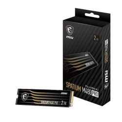 MSI Spatium M480 Pro PCie 4.0 Nvme M.2 2Tb Internal Gaming SSD, Up to 7400Mb/s 3D Nand Up to 1400 Tbw