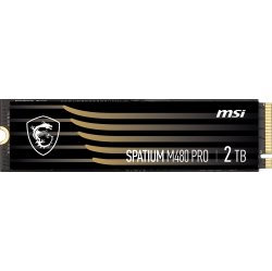 MSI SPATIUM M480 PRO PCIe 4.0 NVMe M.2 2TB Internal Gaming