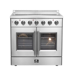 FORNO Galiano 36-Inch Freestanding French Door Electric Range
