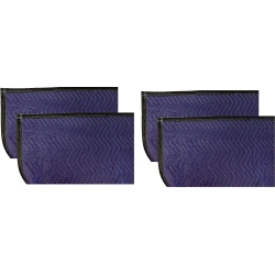 PROGRADE (4 Pack) 72" X 80" Moving Blanket Pads 2 Kg Each