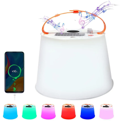 HLD Inflatable Solar Led Camping Lantern \w Speaker And Phone Charger Waterproof Led Solar Lamp for Camping Hiking USB Phone Charger Outdoor, Fishing