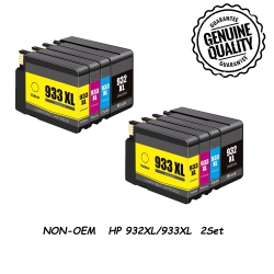 BESTONER 2 Set Compatible Replacement for HP 932Xl / 933Xl Ink Cartridge HP 932 933 High Yield for HP Printer Officejet 6100 6600 6700 7110 7510 7512