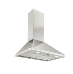ANCONA Wpr630 30" Wall Mounted Pyramid Range Hood In Stainless Steel