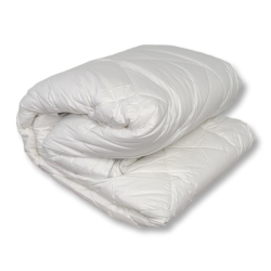 COTTON HOUSE - Hotel Comfort Synthetic Duvet, 100% Cotton, 100% Microgel Fiber 3D Filling, King Size In White
