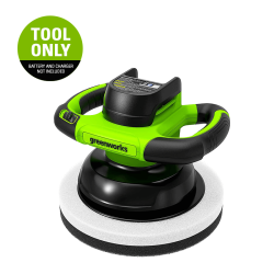 GREENWORKS 24V Buffer With Large 10" Applicator for Polishing And Buffing