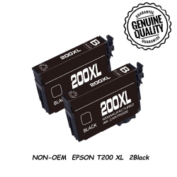 BESTONER 2 Compatible Ink Cartridge Replacement for Epson T200 200 to Use \w Expression Home Xp-200 Xp-300 Xp-310 Xp-400 Xp-410 Workforce Wf-2520