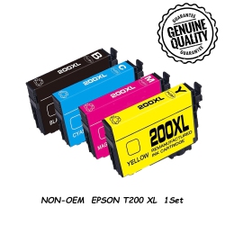 BESTONER 1Set Compatible Ink Cartridge Replacement for Epson T200 200 Xl to Use \w Expression Home Xp-200 Xp-300 Xp-310 Xp-400 Xp-410 Workforce