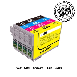 BESTONER 1Set Compatible Ink Cartridge Replacement for Epson T126 126 to Use \w Workforce 545 645 845 630 840 Wf-7510 Wf-3520 Wf-3540 Wf-3530 Wf-7510