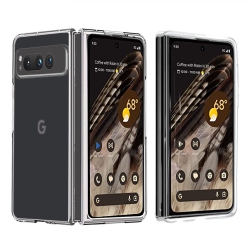 HLD Google Pixel Fold Case, Premium Hard PC Cover Ultra Slim Transparent Full Protective Case for Google Pixel Fold (Crystal Clear)