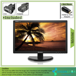 LENOVO Refurbished(Good) - Thinkvision E2323Swa 23" Widescreen 1920X1080 Fhd W-Led Backlight Lcd Tn Panel Monitor