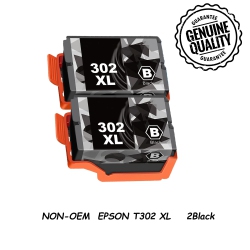 BESTONER 2 Compatible Ink Cartridge Replacement for Epson T302 302 Xl to Use With Expression Premium Xp-6000 Xp6000 Xp-6100 Printer In Black