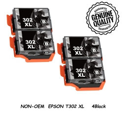 BESTONER 4 Compatible Ink Cartridge Replacement for Epson T302 302 Xl to Use With Expression Premium Xp-6000 Xp6000 Xp-6100 Printer In Black