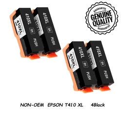 BESTONER 4 Compatible Ink Cartridge Replacement for Epson T410 T410Xl to Use With Expression Xp-640 Xp-830 Xp-7100 Xp-530 Xp-630 Xp-635 Printer