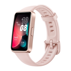 HUAWEI Band 8, Ultra-Slim Design, 2-Week Battery Life, Spo2 Blood Oxygen & Heart Rate Monitor, Trusleeptm 3.0, 100 Workout Modes, Sakura In Pink