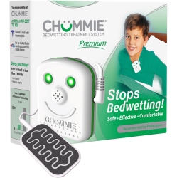 CHUMMIE Premium Bedwetting Alarm for Deep Sleepers - Award Winning, Clinically Proven System With Loud Sounds, Bright Lights And Strong Vibrations