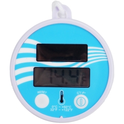 POOL CENTRAL 5.5" Solar Powered Floating Digital Pool And Spa Thermometer