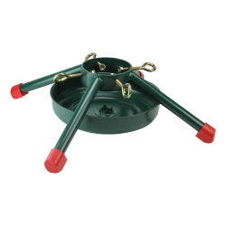 JACK POST 19" Green And Christmas Tree Stand for Real Trees In Red