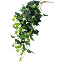 NORTHLIGHT 30" Artificial Pothos Hanging Floral Bush In Green