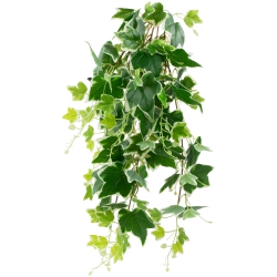 NORTHLIGHT 30" Variegated Ivy Artificial Hanging Floral Bush