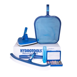SWIM CENTRAL Hydrotools Premium Swimming Pool Cleaning Maintenance Kit With Test Kit - 18